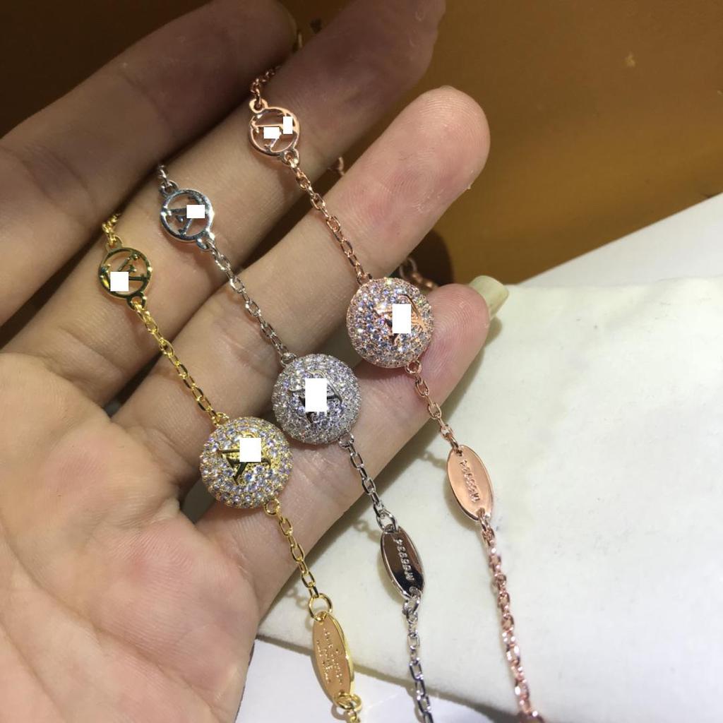 Donkey Brand Strass Hjärta Lås & Stjärna Armband, Trendigt Smyckestillbehör