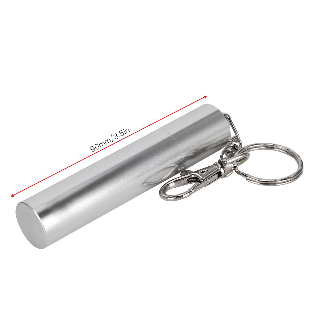 Portable Snooker Pool Cue Stick Pick Tip Shaper with Chain Metal Repair Tool AccessoriesSilver