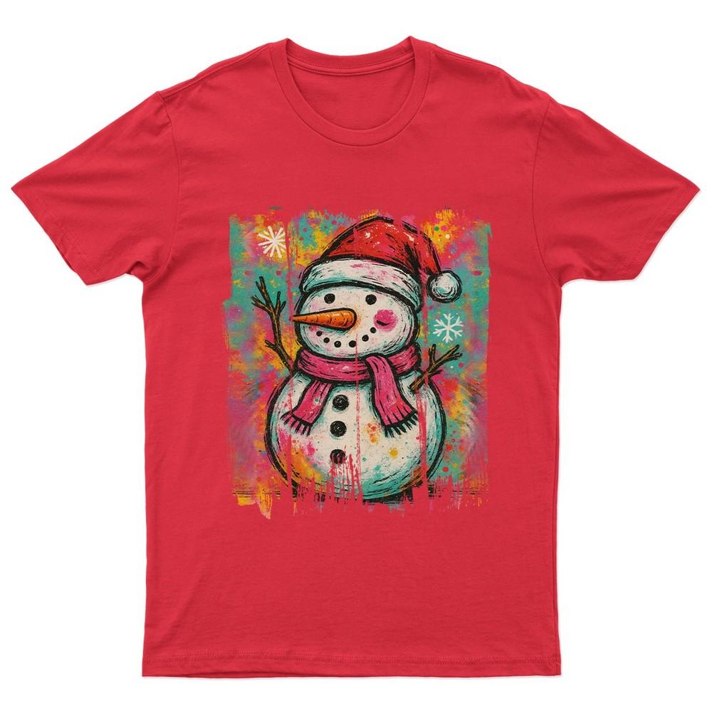 Festive SnowUnisex Christmas Holiday TShirt Unisex Gift Retro Seasonal Funny