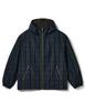 Lores Shadow Plaid Jacket - Navy