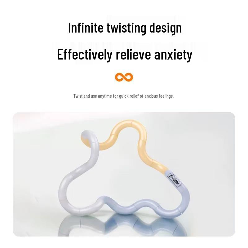 Tangle Twist Wolken-Serie Dekompression & Fokus-Trainings-Finger-Spielzeug