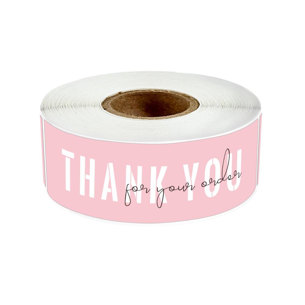 

120pcs Floral Thank You Sticker“This Package Is Happy to See You Too ”Stickers for Small Business Stationery Seal Labels