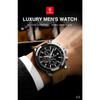 POEDAGAR Functional Luxury Man Wristwatch Date Waterproof Luminous Chronograph Men Watch Male Leather Quartz Watches