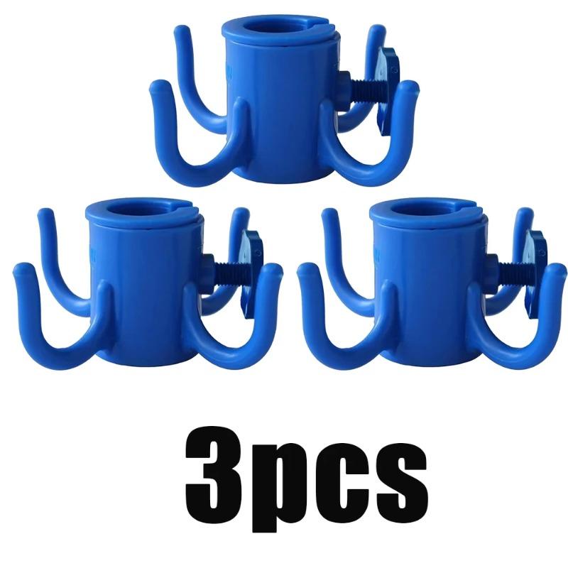 Przenośny Haczyk Wieszak na Parasol Plażowy Outdoorowy Wszechstronny Oszczędzający Miejsce Czteroramienny Haczyk Użyteczne Odporne na Zużycie Akcesoria do Parasola