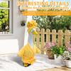 Goose Outfit Lady Porch Clothe Lawn Goose Costume Goose Dress Garden Statue Dress Up Clothing for Home Outdoor Yard Statue Decor