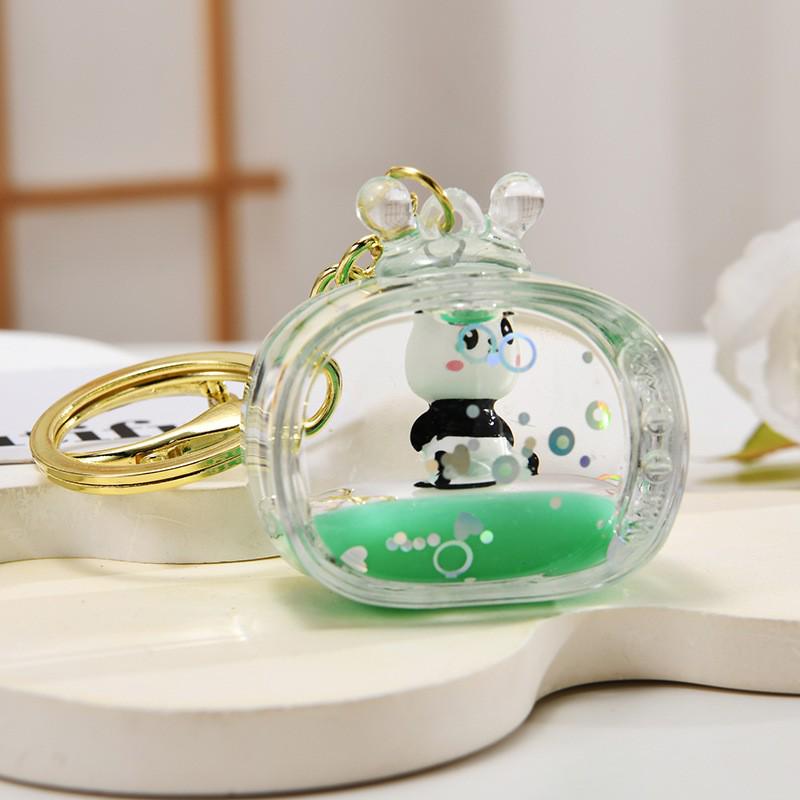 Panda Acrylic Keychain: Car Pendant, Backpack Accessory, Couple Gift