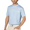 FootJoy Blue Jay Men's Short Sleeve Mock Neck Golf Shirt, Size M, FJ-S25-S10, 34516-M