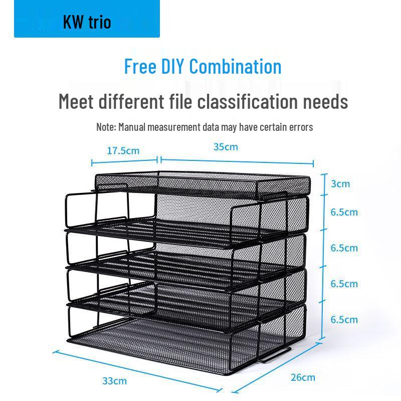 KW-triO WL-13 Desktop Metal Mesh File Rack