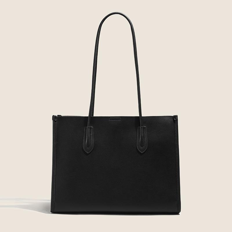 New leather women's bag shoulder bag women's large-capacity commuting cowhide women's tote bag