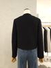 Tweed V-Neck Cropped Jacket TWWJKP52090