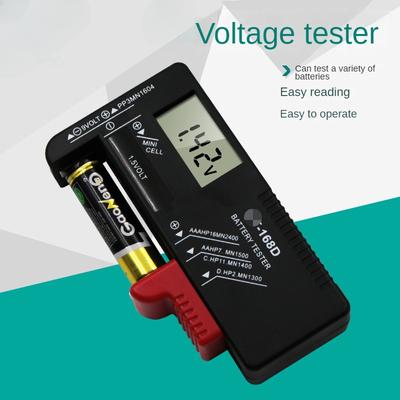 Batterietester Universal Digital LCD AA AAA CD 9V 1,5V Knopfzellenspannung Batterie