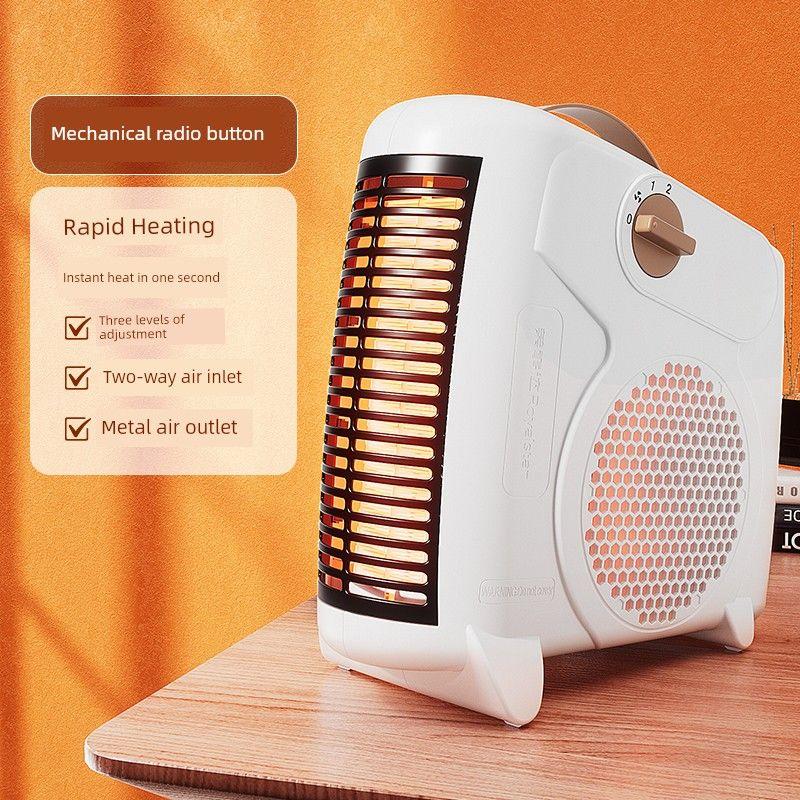 

Royalstar Heater Fan Heater Small Sun For Home Energy Saving Small Office Air Heater Roasting Stove Small White Single Temperature Control