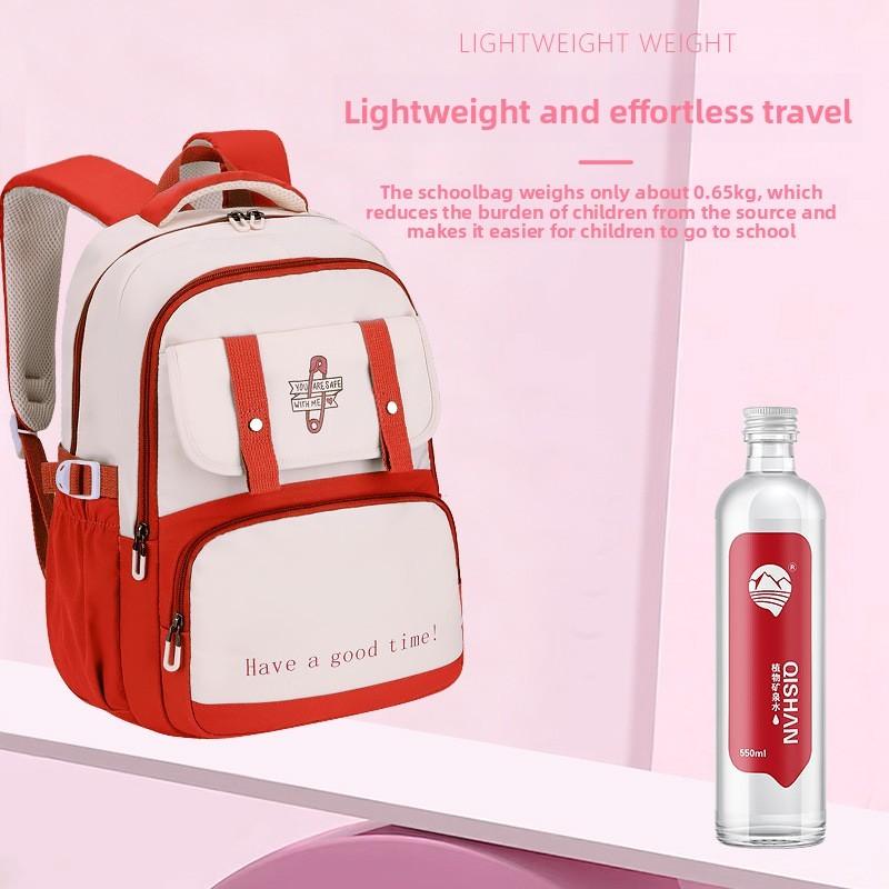 Backpack Letter Fashion With Waterproof Material For Middle School Campus And