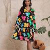 European and American French floral dress summer high sense thin gentle first love dress