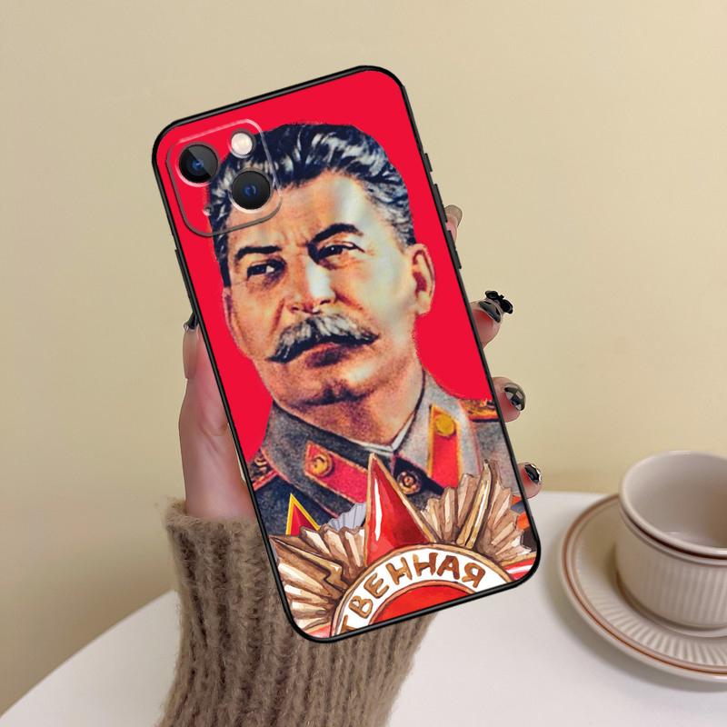 

Russian Stalin Ussr Phone Case For iPhone 14 13 12 11 15 16 Pro Max 7 8 Plus X XR XS Max 12 13 Mini Cover Case iPhone 12