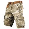 Men's Independence Day Printed Multi Pocket Workwear Shorts