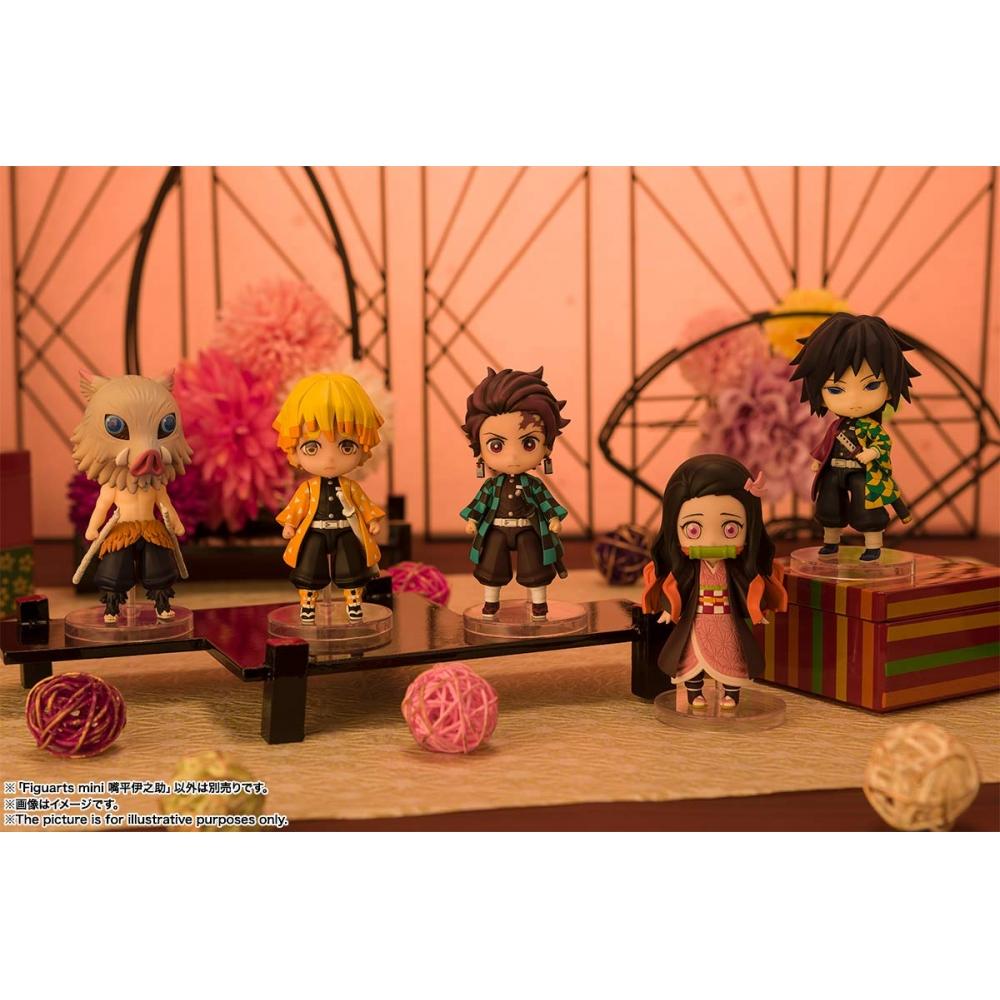 Mini Figuarts Demon Slayer: Kimetsu no Yaiba Inosuke Tsukihira přibližně 90 mm PVCABS malovaná pohyblivá figurka