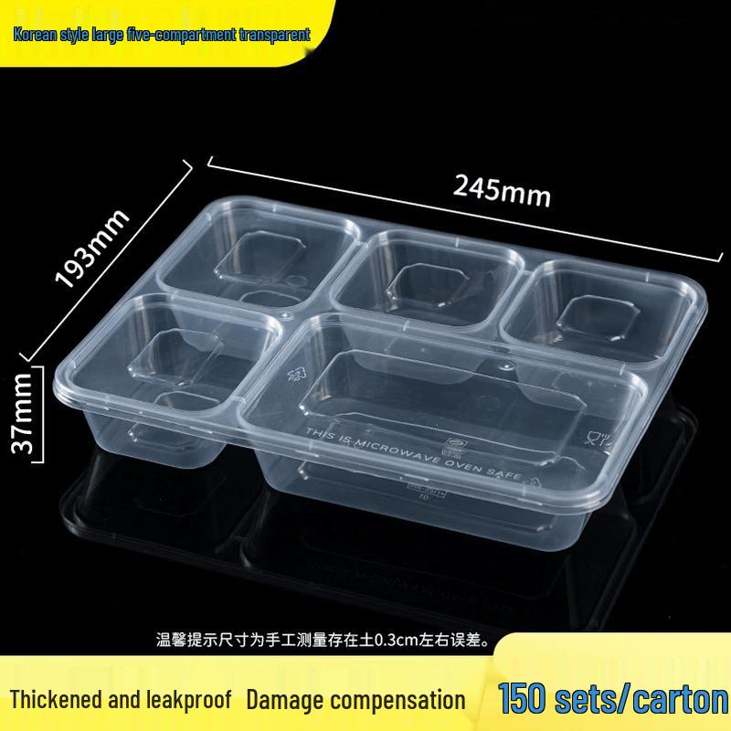Ronghe Disposable PP Rectangular Food Containers
