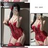 New Sexy Lace Lingerie Perspective Waist Onesie Cross Strap Hot Seduction Women
