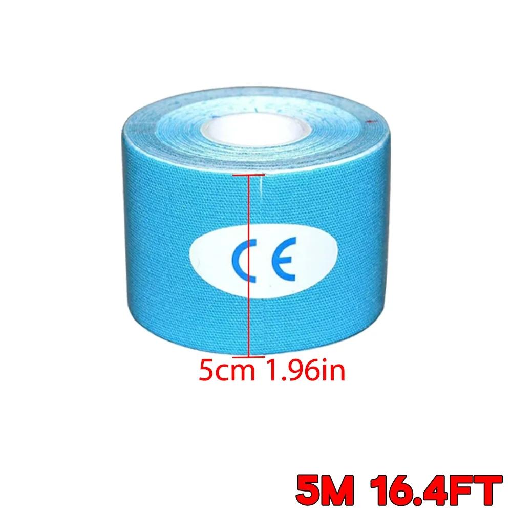 Durable And Safe Sports Kinesio Tape Muscle Kinesiology Elastic Knee Pain Relief Strain Patch Athletic Recovery Stickers Fitness Bandages