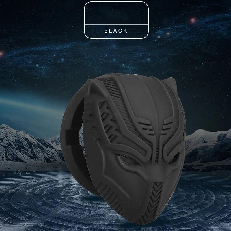 

Car One Click Start Key Black Panther Protective Cover Decorate Tools Ignition Ring Refit Flip Car Sticker New Interior Supplies чёрный
