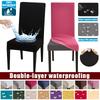 Wasserdichte Elastische Stuhlhusse Für Esszimmer Küche Hochzeit El Banquet Restaurant Schmutzabweisende Sitzbezug Housse De Chaise