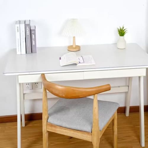 1mm Thick Transparent Soft Desk Mat, Clear Table Cover/Tablecloth for Kitchen, Office, Desk, Computer, Dining Table, Protective Pad, 40x100cm, 60x90cm