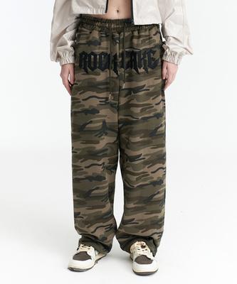ROCKCAKE Camo Metal Graphics Pants - Khaki