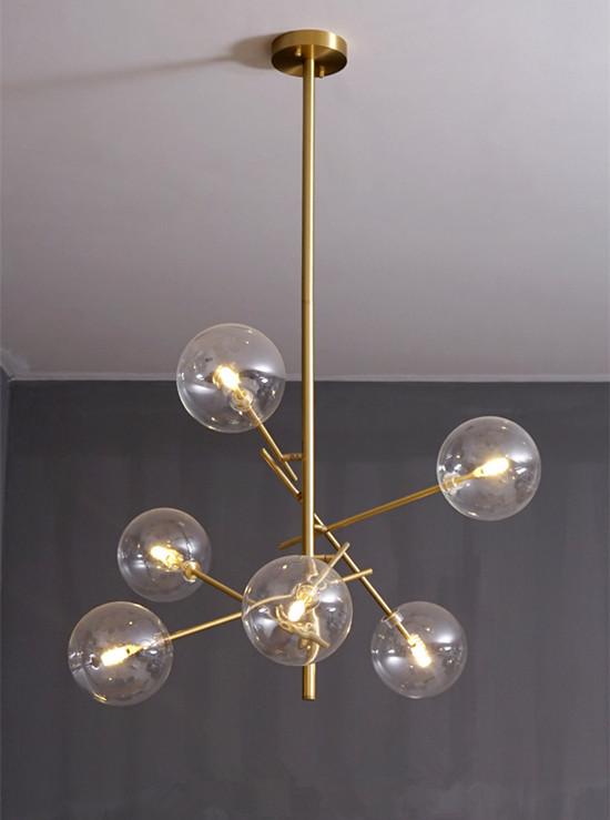 Europe Modern Creative Concise Style Glass Pendant Light Bubbles Study Livingroom Restaurant Cafe Kitchen Decoration Stand Lamp