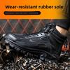 New Fashion  Winter Men Safety Work Boots Breathable Steel Toe Cap Indestructible Anti Smashing Male Shoes Footwear