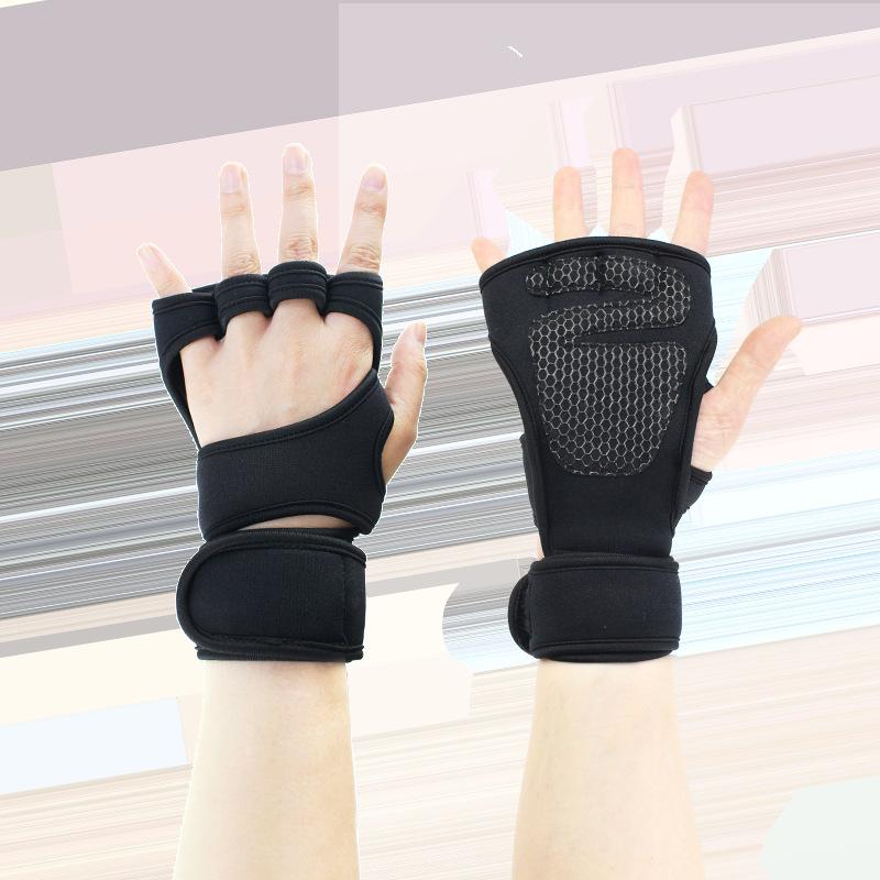 Sports Cycling Unisex Workout Gloves Silicone Pull-Up Hand Protection for Fitness Gym