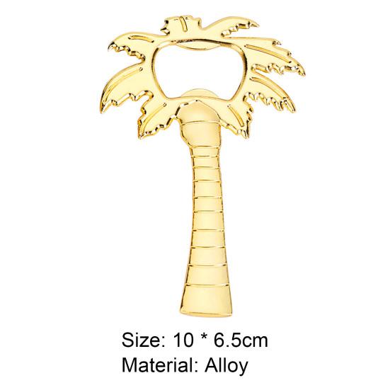 Wonderful Creative Comfortable To Grip Coconut Tree Shape Small Gift Alloy Beer Bottle Opener for Wedding Beer Cap Opener