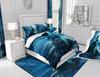 3D Mermaid Comforter Set Queen SizeSea Moon Starry Sky Bedding Set Kids Boys Girls Room DecorLuxury Fashion Soft Microfiber
