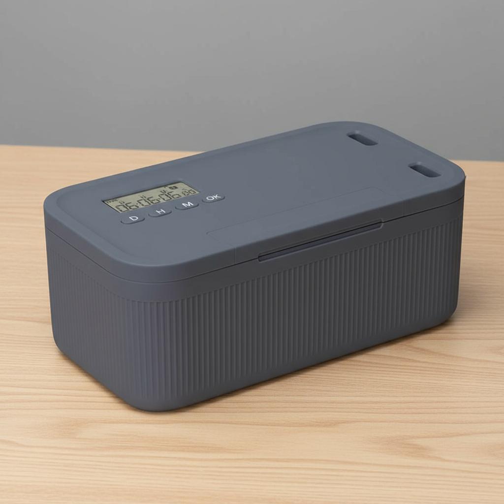 Self-Control Lockable Storage Box with Timer Time Locking Container Unplug From Phones Video Games Social Media Snacks