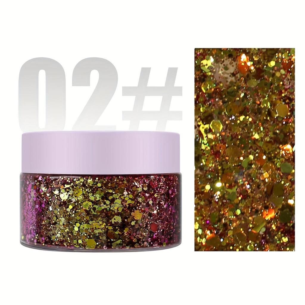 Chameleon Body Sequins Halloween Color-changing Glitter Highlighter Eyeshadow