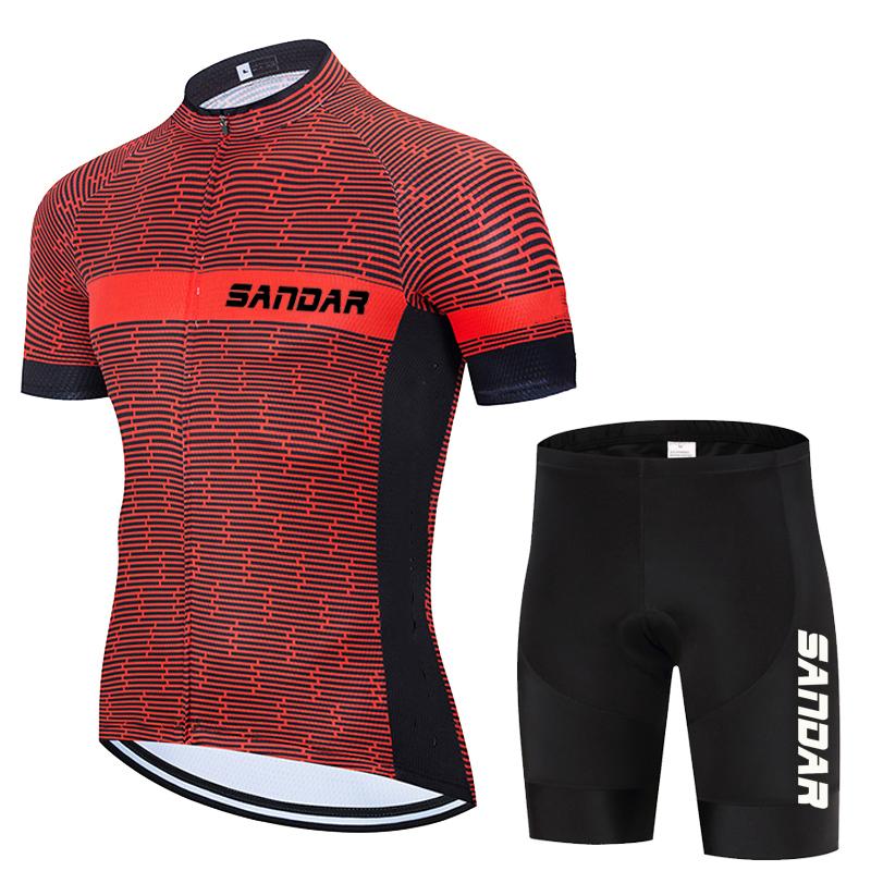 Cycling Jersey Set 2025 Men's Cycling Set Summer Outdoor Sport MTB Bicycle Wear Clothing Breathable Bike Cycling Clothes