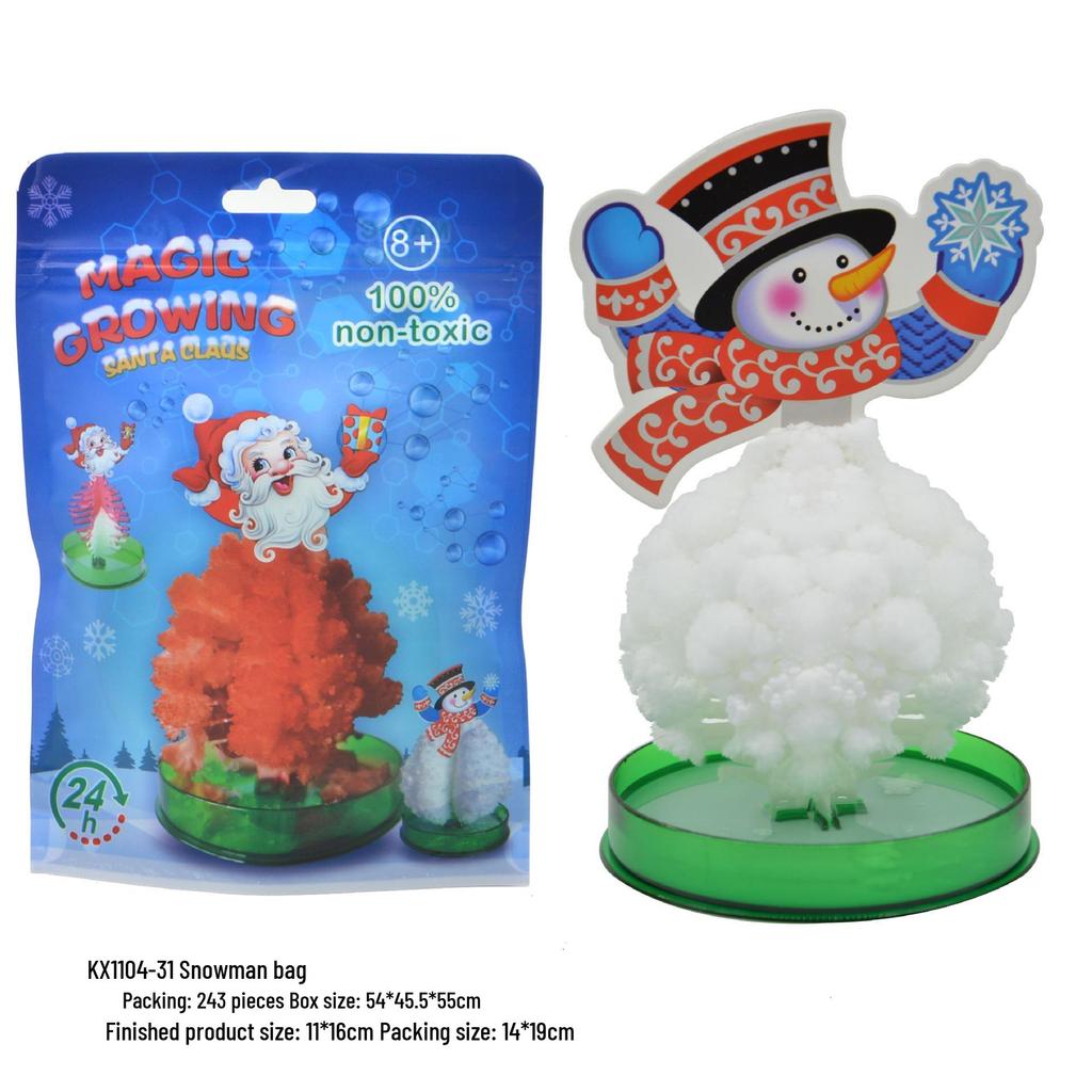 Magic Watering Crystal Christmas Tree - Children's Science Experiment Snowflake Toy
