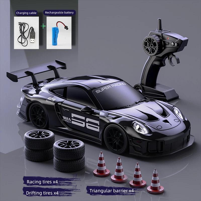 RC Drift Car 1/20 4WD Racing Vehicle Toy Car Model with Lights 2.4G 4CH Remote Control Sports Car Boys Competition Game Kids Toy