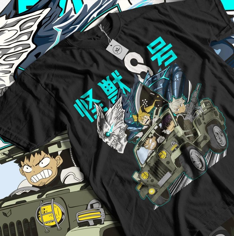 Anime Kaiju No 8 Mina Shiro Kaiju T-Shirt Size S-5XL, Manga Gaming Gift Unisex T-Shirt XL