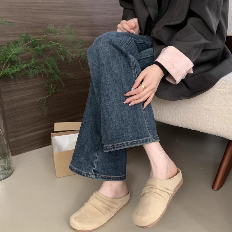 

Мода Мода Универсальная Женская Обувь Лето Новые Высококачественные Балетки Комфорт Простые Женские Тапочки Простой Темперамент Женские Сандалии 40