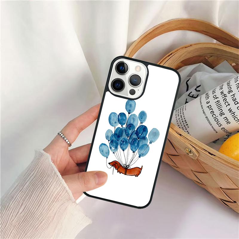 

Sausage Dog Dachshund Art Phone Case For iPhone 17 Air 16 15 14 11 12 13 Pro MAX Plus coque Cover Shell iPhone 11pro max