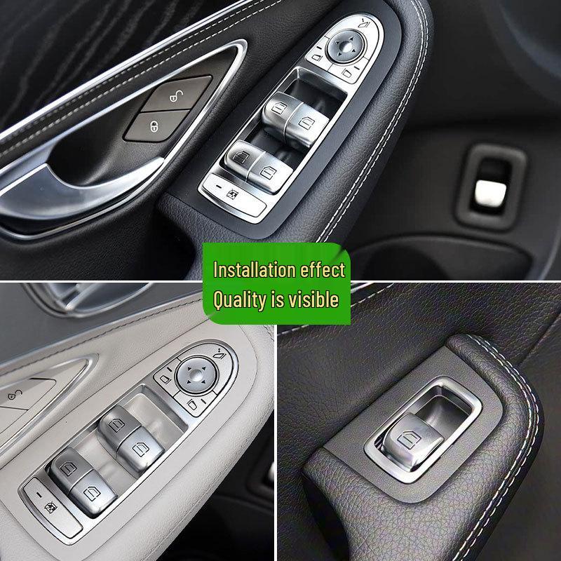 Compatible Power Window Switch Buttons for Mercedes-Benz C-Class & GLC-Class (W253, W205)