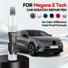 Pinceau de retouche peinture pour voiture Hot Car dédié pour Renault Megane E Tech 2014-2025 Répare rayures Bricolage Accessoires Auto Noir Whi