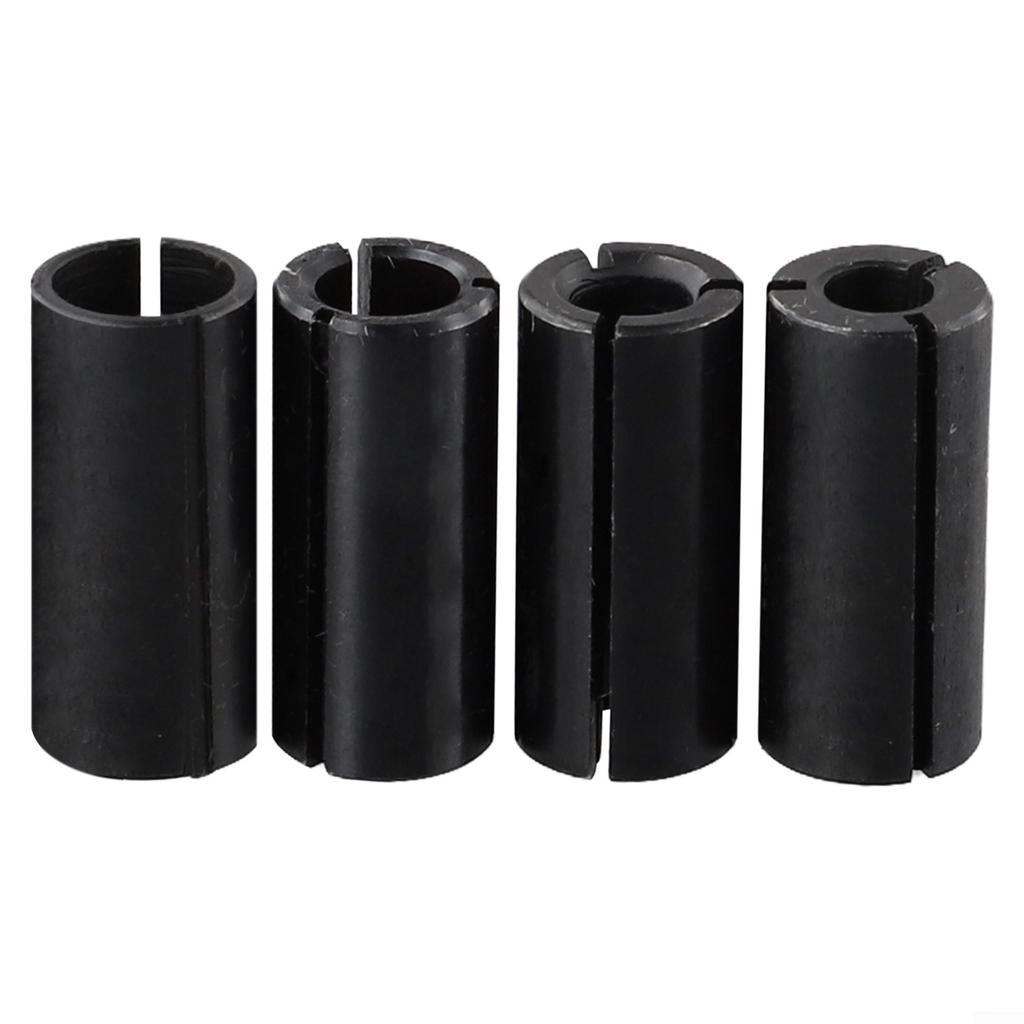Tight Route Bit Adapter Collet Chuck 4PCS Carbon Steel