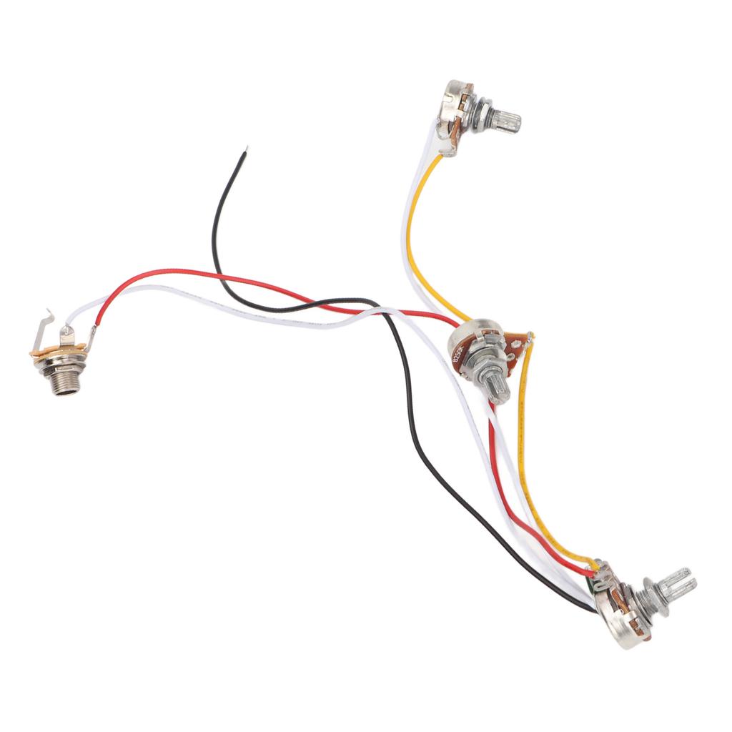 Electric Guitar Wiring Harness Noise Reduction 3 Way B250K A250K Prewired Bass Wiring Harness Kit