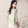 2026 Chinese-Style Printed Loose Shirts for Middle-Aged & Elderly Mothers