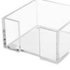 Acryl Notizzettelspender Notizblockhalter Rutschfest Schreibtischorganizer für 3x3 Zoll Notizen Kompakt Büro Schule Heimgebrauch Schreibtischzubehör Geschenk