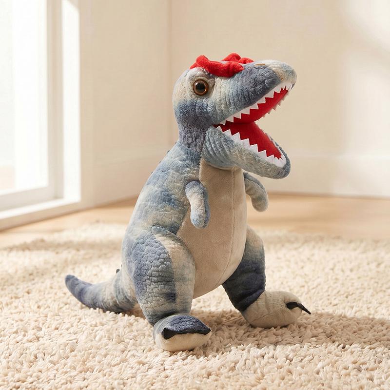 Simulation Jurassic Dinosaurier Plüschtiere Stofftiere Lebensecht Triceratopstyrannosaurus Pterosaurier Puppe Niedliche Schreibtisch-Haustiere Kindergeschenk