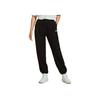 Li Ning Solid Color Logo Cuffed Loose Casual Pants Women Pants Black AKXS122-3