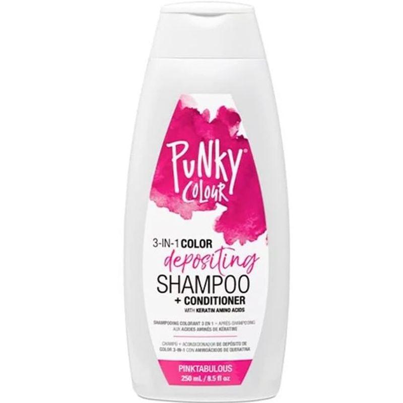 Punky Colour 3'ü 1 Arada Renk Veren Şampuan + Saç Kremi Pinktabaulous